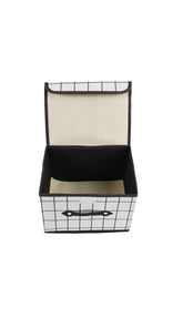 صندوق تخزين قماش منقط