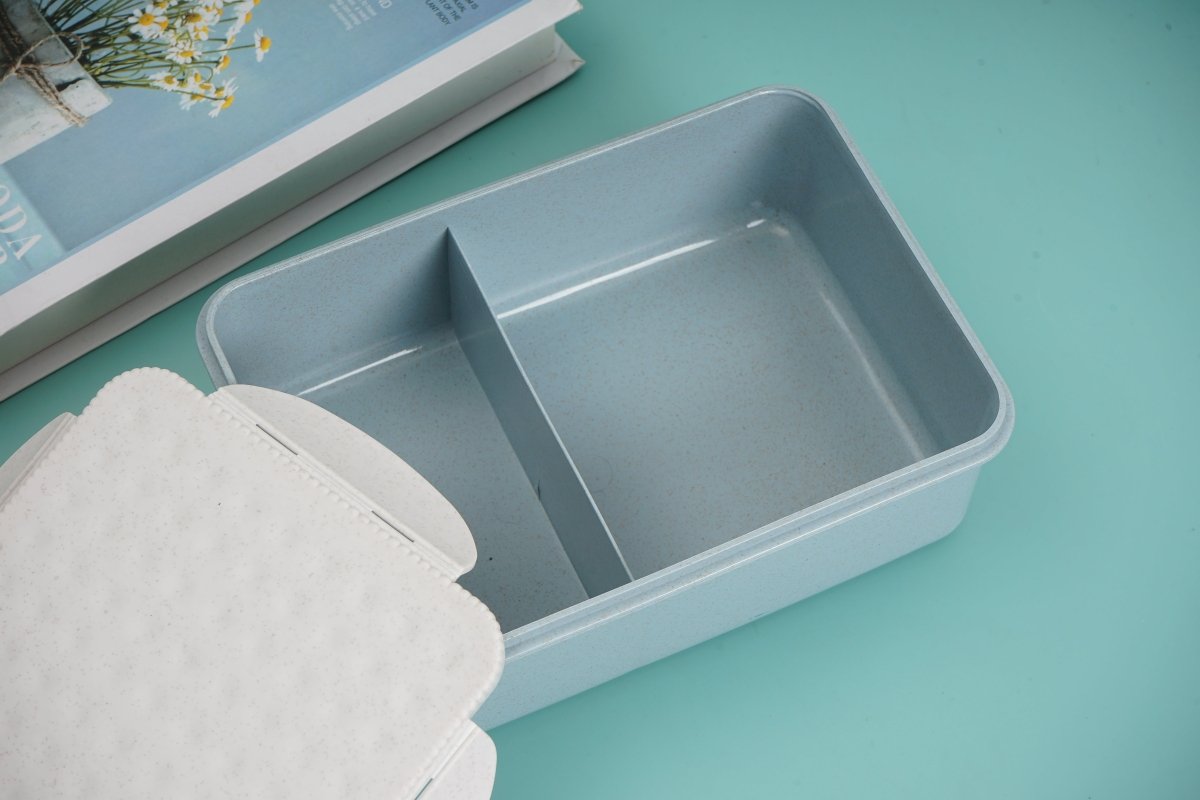 1300ml Biscuit Shape Lunch Box with Tableware - MIDI