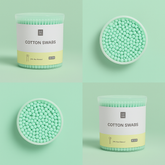 اعواد اذن قطن صديقة للبيئة - عبوة 200 قطعة