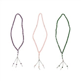 2 - مسبحة كريستالية أنيقة - ألوان متعددة