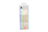 5 Soft Pastel Toothbrushes - MIDI