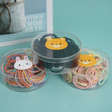 Elastic Hair Ties with Cartoon Design Case 7
