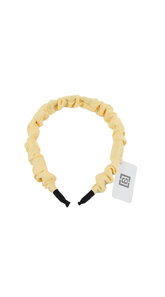 2 - عقال شعر كريب أصفر فاتح أنيق