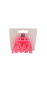 2 - مشبك شعر وردي أنيق