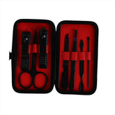 1 - مجموعة أدوات مانيكير سوداء أنيقة