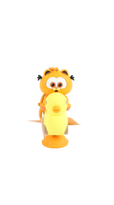 3 - مُعلّقة مفاتيح Garfield على شكل رُكوب دجاجة