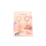 Acrylic Keychain Set 2pcs – Lucky Boot & Hat Design