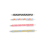 مجموعة أقلام جل قابلة للمسح – 4 قطع كتابة ناعمة