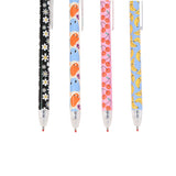 مجموعة أقلام جل قابلة للمسح – 4 قطع كتابة ناعمة