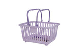 Small Plastic Shopping Basket - Pink/Purple