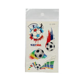 ملصقات تاتو مؤقت صغيرة بتصميمات كرة قدم 1