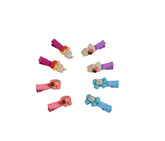 مشابك شعر للاطفال 8 قطع على شكل حيوانات لطيفة