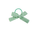 2 - ربطة شعر أنيقة مع فيونكة قماشية