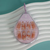 اظافر تركيب شفافه 24 قطعة - لمسة رومانسية على يديك