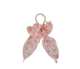 1 - ربطة شعر أنيقة باللؤلؤ والزهور