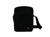 شنطة كروس رجالي صغيرة بلون اسود وتصميم عصري