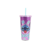 1- Disney Stitch Straw Tumbler - 685ml