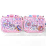 Pink Cartoon Design Makeup Kit with Accessories Bag 2