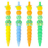 1- قلم حبر جل بتصميم كرتوني - أشكال متنوعة