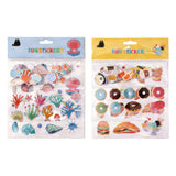 Fun Stickers Set – Ocean and Food Designs 1