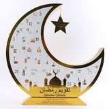 Crescent Moon Ramadan Calendar with 30 Gift Windows 1