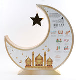 Crescent Moon Ramadan Calendar with 30 Gift Windows 2