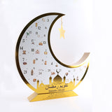 Crescent Moon Ramadan Calendar with 30 Gift Windows 5