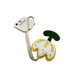 Yellow Flower Shaped Keychain (2)