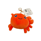 Soft Plush Crab Keychain (1)