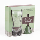 Stress Less L e , Do more- 1pc glass cups- 1/bell