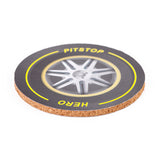 كوب سيراميك بسعة ٤٧٥ مل بتصميم مستوحى من الإطارات مع كوستر.