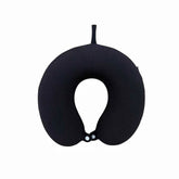 Black U-Shaped Travel Neck Pillow 1