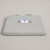 وسادة ناعمة بتصميم قطة رمادية