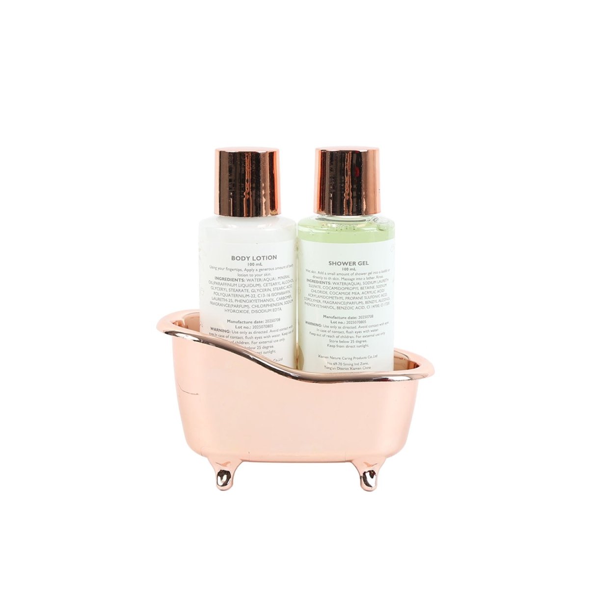 Aromatherapy Shower Gel & Lotion Set – Jojoba & Vanilla - MIDI