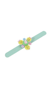 Baby Pacifier Wristband - Flower Design - MIDI
