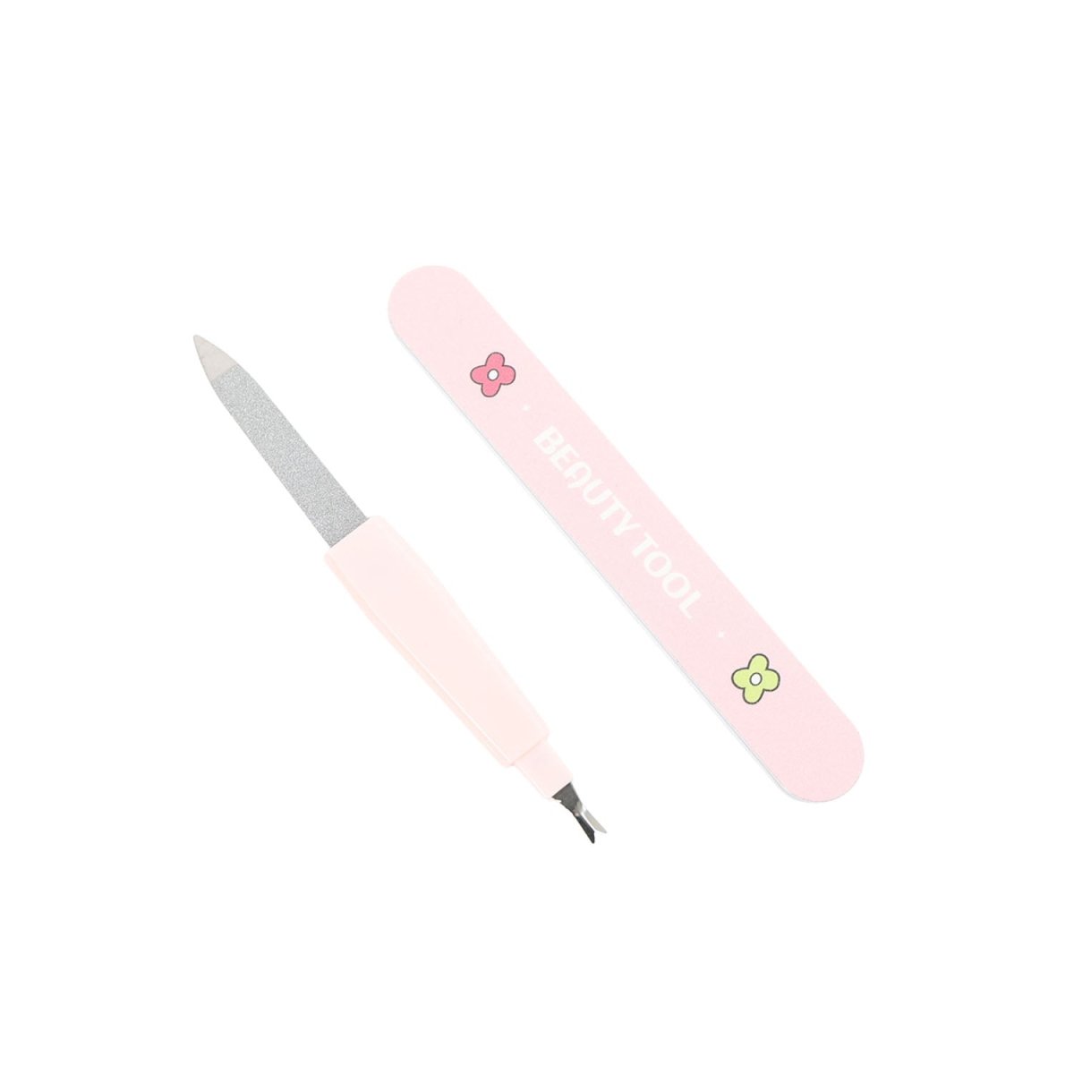 Beauty Tool Nail Care Set 2pcs – File & Cuticle Pusher - MIDI