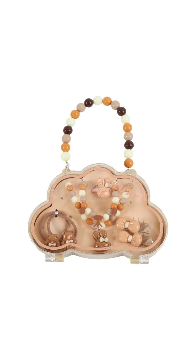 Children’s Jewelry Set with Cloud-Shaped Case and Accessories 3
