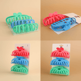 Colorful Plastic Hair Clips 1