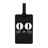 Cute Black Cat Luggage Tag - MIDI