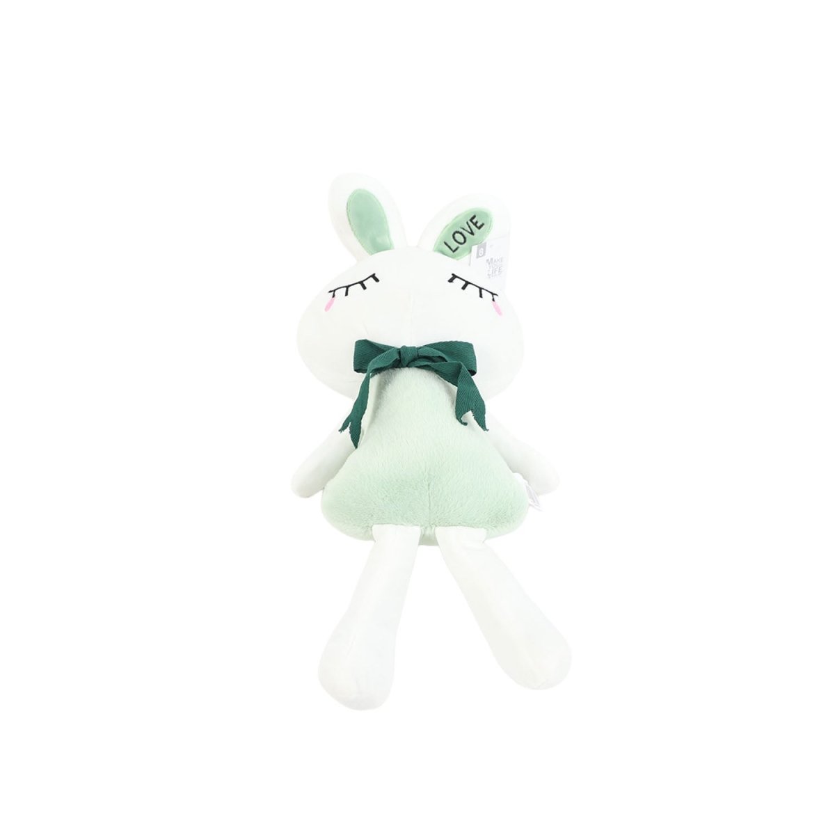 Cute Rabbit Plush Doll – 52cm Soft Toy with Bow - MIDI