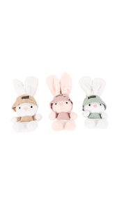 Cute Stuffed Bunny with Hat - MIDI