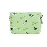 Cute Vegetable Print Wallet - MIDI