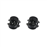 Black Plastic Hair Clips 2