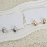 Elegant Curved Design Earrings - MIDI