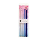 Elegant Glass Straws - 2 Pack - MIDI