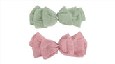 Soft Bow Hair Clips in Multiple Colors 1