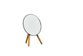 Elegant Round Wooden Mirror - MIDI