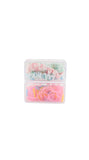 Colorful Elastic Hair Ties with Clear Storage Box 1