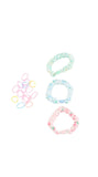 Colorful Elastic Hair Ties with Clear Storage Box 4