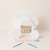 Hexagon Paint by Numbers Kit - MIDI